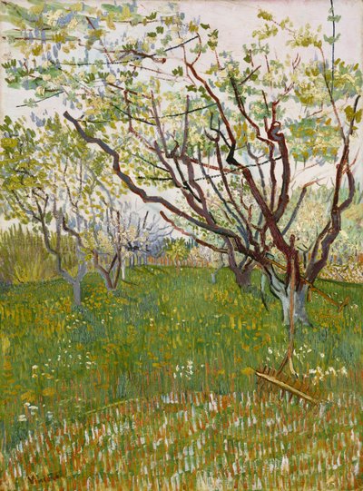 De bloeiende boomgaard door Vincent van Gogh
